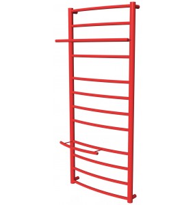 Рушникосушилка Safo 12 червона RAL3020 драбинка 1100x432, red