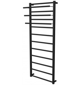 Сушарка для рушників Elegant 11 чорна RAL9005 драбинка 1150x432, black