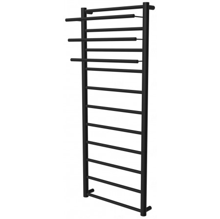 Сушарка для рушників Elegant 11 чорна RAL9005 драбинка 1150x432, black