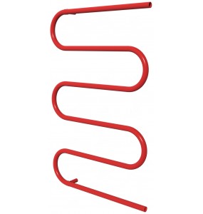 Рушникосушилка Змійка 5 червона RAL3020 змійка 945x600, red