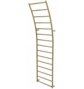 Рушникосушка Wave 15 золото драбинка 1540x425, gold