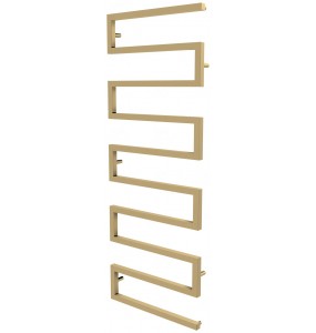 Золота рушникосушка Ultra 9 змійка 1530x550, gold