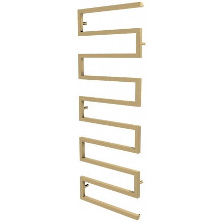 Золота рушникосушка Ultra 9 змійка 1530x550, gold