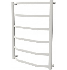 Рушникосушка Luxe 6 біла RAL9016 драбинка 650x532, white