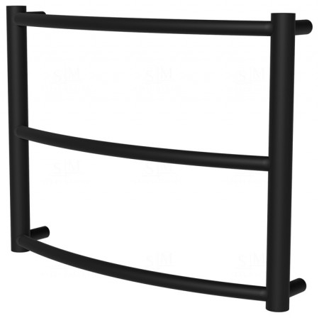 Рушникосушка Classic 3 чорна RAL9005 драбинка 400x532, black