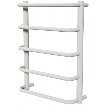 Біла рушникосушка Modern 5 RAL9016 драбинка 550x432, white