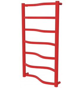 Червона сушарка для рушників Lagoon 7 RAL3020 драбинка 750x432, red