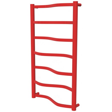 Червона сушарка для рушників Lagoon 7 RAL3020 драбинка 750x432, red