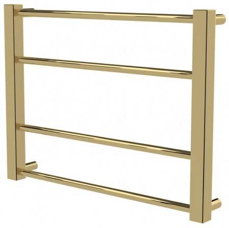 Рушникосушка Sonnet 4 золото драбинка 400x530, gold