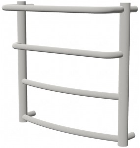 Сушарка для рушників Grosse 4 біла RAL9016 драбинка 450x482, white