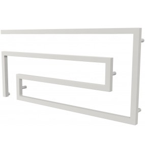 Рушникосушка Phyton 8 біла RAL9016 змійка 510x1100, white