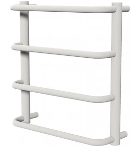 Біла сушка для рушників Modern 4 RAL9016 драбинка 450x432, white