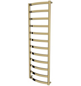 Золота рушникосушка Maxima 12 драбинка 1250x432, gold
