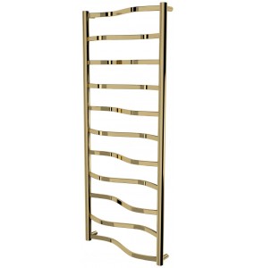 Золота рушникосушка Lagoon 11 драбинка 1150x482, gold
