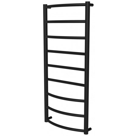 Чорна сушарка для рушників Classic 9 RAL9005 драбинка 950x432, black