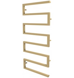 Золота рушникосушка Ultra 7 змійка 1230x550, gold
