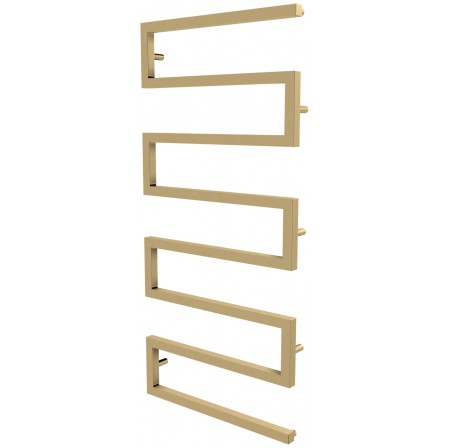 Золота рушникосушка Ultra 7 змійка 1230x550, gold