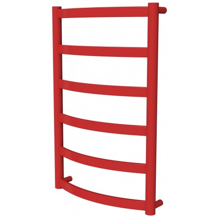 Рушникосушка Maxima 6 червона RAL3020 драбинка 650x432, red