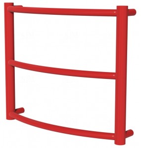 Сушарка для рушників Classic 3 червона RAL3020 драбинка 400x482, red