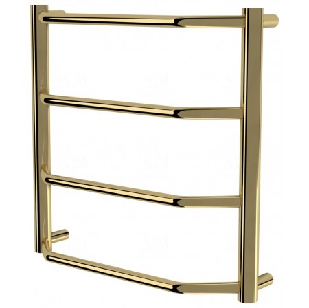 Золота сушарка для рушників Standart 4 драбинка 450x482, gold