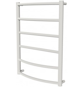 Біла рушникосушка Classic 6 RAL9016 драбинка 650x482, white