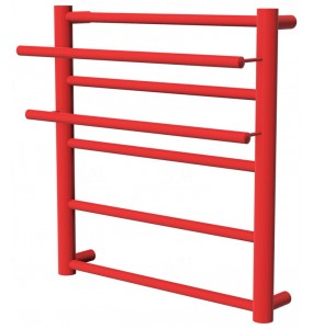 Рушникосушка Elegant 5 червона RAL3020 драбинка 550x432, red
