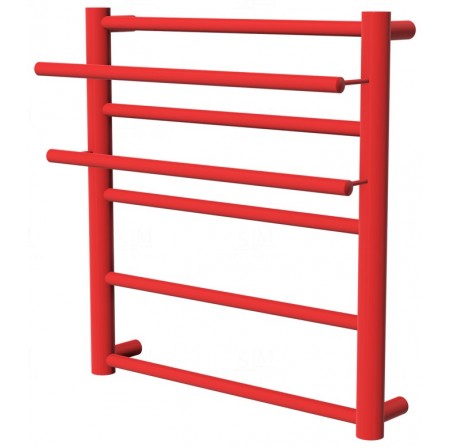 Рушникосушка Elegant 5 червона RAL3020 драбинка 550x432, red
