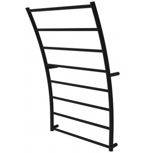Чорна рушникосушка Wave 8 RAL9005 драбинка 840x525, black