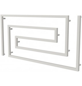 Рушникосушка Phyton 11 біла RAL9016 змійка 670x1400, white