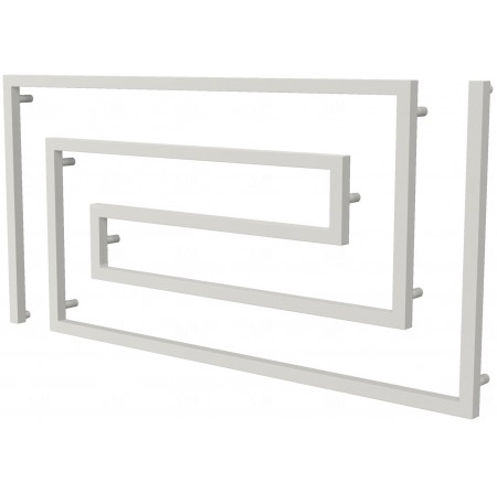 Рушникосушка Phyton 11 біла RAL9016 змійка 670x1400, white