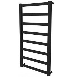 Чорна сушарка для рушників Extra 8 RAL9005 драбинка 850x480, black