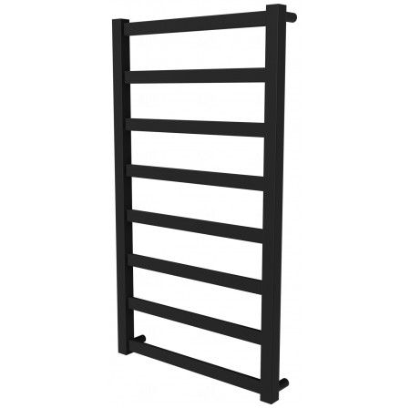 Чорна сушарка для рушників Extra 8 RAL9005 драбинка 850x480, black