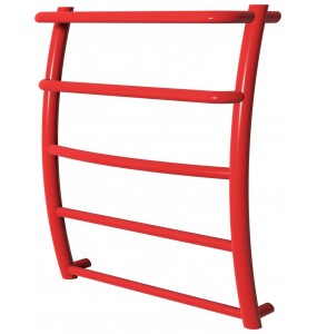 Рушникосушка Breeze 5 червона RAL3020 драбинка 550x482, red