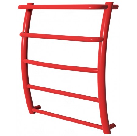 Рушникосушка Breeze 5 червона RAL3020 драбинка 550x482, red
