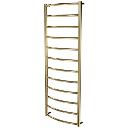 Золота рушникосушка Classic 12 драбинка 1250x482, gold