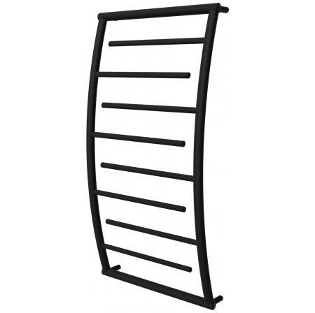 Чорна сушарка для рушників Atlantica 8 RAL9005 драбинка 950x532, black