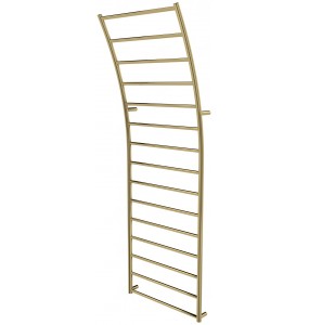 Золота рушникосушка Wave 15 драбинка 1540x525, gold