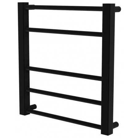 Рушникосушка Sonnet 5 чорна RAL9005 драбинка 450x430, black