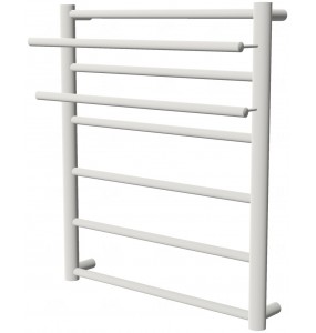 Біла рушникосушка Elegant 6 RAL9016 драбинка 650x482, white