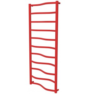 Сушарка для рушників Lagoon 11 червона RAL3020 драбинка 1150x482, red