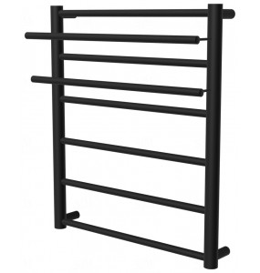 Сушарка для рушників Elegant 6 чорна RAL9005 драбинка 650x482, black