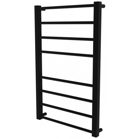 Рушникосушка Sonnet 8 чорна RAL9005 драбинка 750x480, black