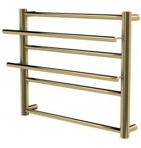 Золота рушникосушка Elegant 4 драбинка 450x482, gold