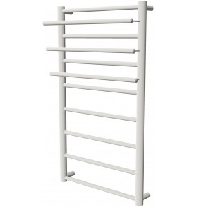 Біла рушникосушилка Elegant 8 RAL9016 драбинка 850x432, white
