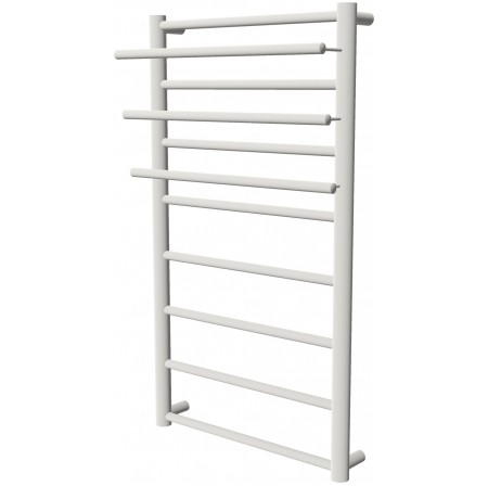 Біла рушникосушилка Elegant 8 RAL9016 драбинка 850x432, white