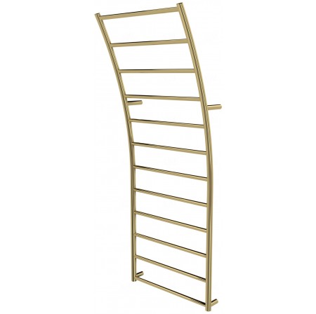 Золота сушарка для рушників Wave 12 драбинка 1240x475, gold