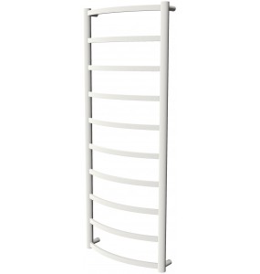 Біла рушникосушка Elite 10 RAL9016 драбинка 1050x432, white