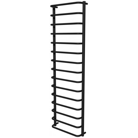 Рушникосушка Modern 15 чорна RAL9005 драбинка 1550x482, black