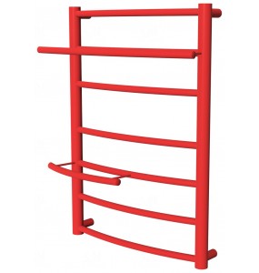 Рушникосушка Safo 7 червона RAL3020 драбинка 600x432, red