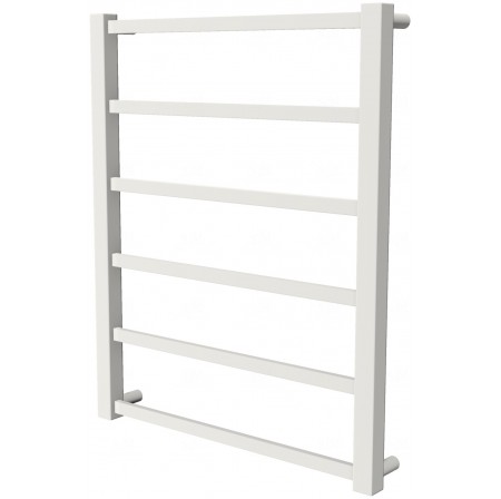 Біла рушникосушка Quatro 6 RAL9016 драбинка 650x530, white